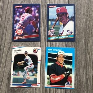 💕4 80s mlb cards
